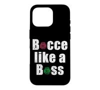 Custodia per iPhone 16 Pro Bocce come un boss giocatore di palla italiano lancio gioco Italia