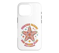 Custodia per iPhone 16 Pro Boho Starfish Dreams Hippie Sun Bliss Retro Groovy Beach