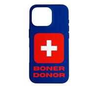 Custodia per iPhone 16 Pro Boner Donor Life Guard Cross Saving vite con umorismo