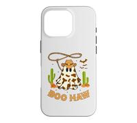 Custodia per iPhone 16 Pro Boo Haw Fantastico Ghost Cowboy Cowgirl Western Halloween Spooky