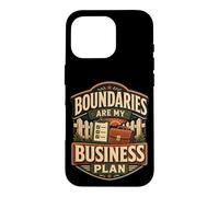 Custodia per iPhone 16 Pro Boundaries Are My Business Plan Umorismo limiti
