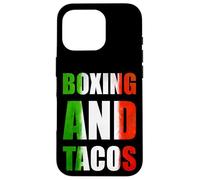 Custodia per iPhone 16 Pro Boxing And Tacos Latinx The Mexican Style Boxing México