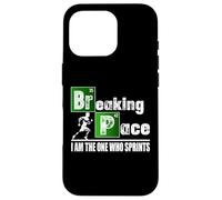 Custodia per iPhone 16 Pro Breaking Space Running Funny Runner