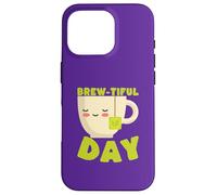 Custodia per iPhone 16 Pro Brew-tiful Day Tea Kawaii Carino Divertente