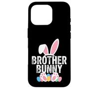 Custodia per iPhone 16 Pro Brother Bunny Easter Matching Ragazzi Coniglio