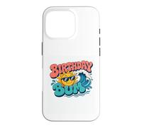 Custodia per iPhone 16 Pro Bum di compleanno | Retro Groovy Sun Ocean Beach Estate