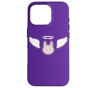 Custodia per iPhone 16 Pro Bunny in Heaven with Halo Cute Kawaii Y2K 90s Arcangelo