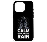 Custodia per iPhone 16 Pro Calm In The Rain Amante Pioggia Accogliente