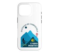 Custodia per iPhone 16 Pro Camino Primitivo Bicicletta Donna Santiago de Compostela 2026
