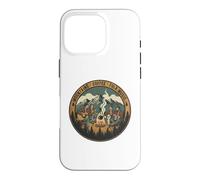 Custodia per iPhone 16 Pro Camping Vacation Mountains Coffee And Folk Music