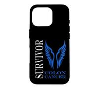 Custodia per iPhone 16 Pro Cancer Colon Awareness survivor limited edtion Colon Cancer