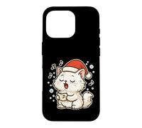 Custodia per iPhone 16 Pro Canti cantanti di Babbo Natale
