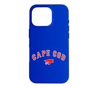 Custodia per iPhone 16 Pro Cape Cod Boston Massachusetts Baseball Logo Abbigliamento
