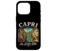 Custodia per iPhone 16 Pro Capri Italia La Dolce Vita Vintage Italia Viaggi Italiani