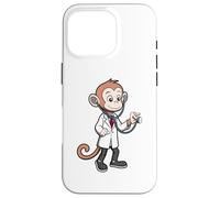 Custodia per iPhone 16 Pro Caring Monkey Doctor Stetoscopio Healthcare