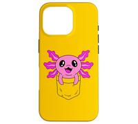 Custodia per iPhone 16 Pro Carino Baby Axolotl In Tasca Kawaii Anime