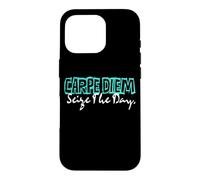 Custodia per iPhone 16 Pro CARPE DIEM Cogli l'attimo: MOTIVAZIONALE GRANDE BLU AUDACE