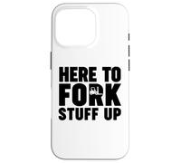 Custodia per iPhone 16 Pro Carrello elevatore qui per la roba della forcella Up