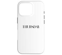 Custodia per iPhone 16 Pro Casual Giorno della settimana Giovedi Divertente