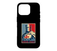 Custodia per iPhone 16 Pro Cavaliere del Santo Crociato Armatura TEMPLAR DEUS VULT