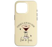 Custodia per iPhone 16 Pro C'è sempre tempo per un Tini Espresso Martini Time Vintage