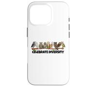 Custodia per iPhone 16 Pro Celebrate Diversity Tipo di Gufi Camicia per gli amanti dei Gufi