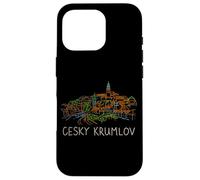 Custodia per iPhone 16 Pro Cesky Krumlov Repubblica Ceca Viaggio Souvenir Storico Città Regalo