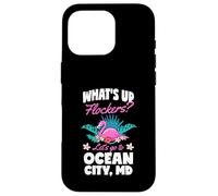 Custodia per iPhone 16 Pro Che succede Flockers Andiamo a Ocean City Maryland Flamingo