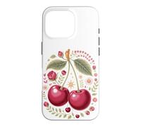 Custodia per iPhone 16 Pro Cherry Sweet Little Stone Fruit Cherry Lover