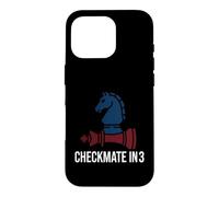 Custodia per iPhone 16 Pro Chess Checkmate In 3 Knight Defeats King