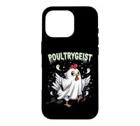 Custodia per iPhone 16 Pro Chicken Ghost Poultrygeist Halloween Costume Farmer
