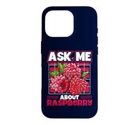 Custodia per iPhone 16 Pro Chiedimi informazioni su Raspberry Cute Raspberry Joke