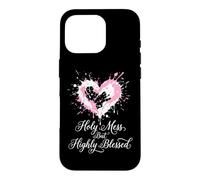 Custodia per iPhone 16 Pro Christian Mom Santo pasticcio ma altamente benedetto fede