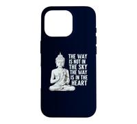 Custodia per iPhone 16 Pro Citazione di Buddha: La via è nel cuore