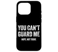 Custodia per iPhone 16 Pro Citazione sportiva You Can'T GUARD ME