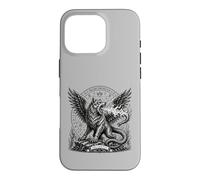 Custodia per iPhone 16 Pro Coda di serpente Marchosias, Furia impennata