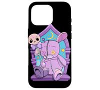 Custodia per iPhone 16 Pro Coniglietto Voodoo Gotico Peluche Coniglio Celeste Magia Grafica