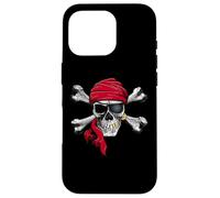 Custodia per iPhone 16 Pro CONTRABAND - Pirate - Red Bandana - Skull & Bones Logo