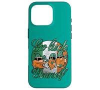 Custodia per iPhone 16 Pro Cool Green Gnomes Go Luck Yourself Shamrock St Patricks Day