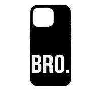Custodia per iPhone 16 Pro Cool Lil Bro, Little Bro, Best Brother Ever Novelty Graphic