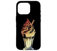 Custodia per iPhone 16 Pro Coppa gelato Gelato stile retrò