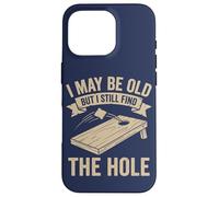 Custodia per iPhone 16 Pro Cornhole Dad Funny Posso essere vecchio ma trovo ancora il buco