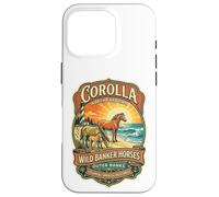 Custodia per iPhone 16 Pro Corolla Wild Banker Horses North Carolina Outer Banks