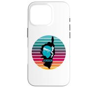 Custodia per iPhone 16 Pro Corsica Isola Francia con testa pirata Corsica