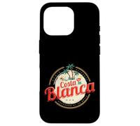 Custodia per iPhone 16 Pro Costa Blanca Vintage Alicante Spagna Souvenir per le vacanze