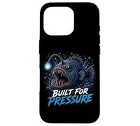 Custodia per iPhone 16 Pro Costruito per la pressione pescatore Pesce Deep Sea Graphic