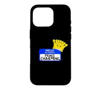 Custodia per iPhone 16 Pro costume di Halloween facile My Name Is PRINCE CHARMING Corona