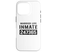 Custodia per iPhone 16 Pro Costume di Halloween per coppie di prigioniero detenuto