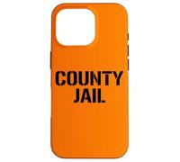 Custodia per iPhone 16 Pro COUNTY JAIL UNIFORME COSTUME HALLOWEEN DELLE PRIGIONE DELLA CARRIERA TEE