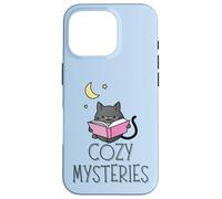 Custodia per iPhone 16 Pro Cozy Mysteries Paw-fect per i lettori Space Cozy e Night Owl